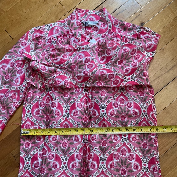 PRINT MIDI DRESS - Picture 11 of 13